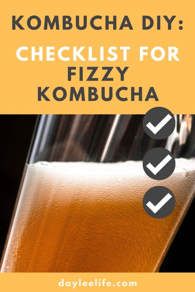 This post discusses the DIY kombucha brewing process step by step to introduce the diagnostic checklist to make your kombucha fizzy and fully carbonated.