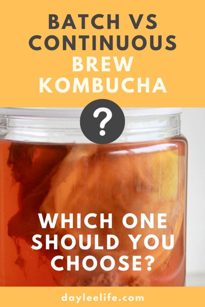 The most common way is the batch brewing while some prefer the continuous brew kombucha. Which one should you choose between these two?